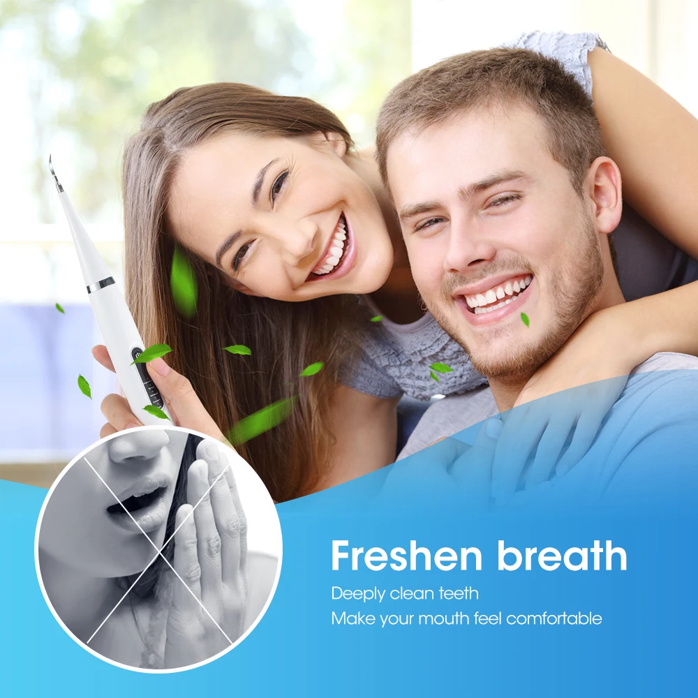 Blanqueador Dental Eléctrico Elimina Sarro y Manchas de Café Cepillo Sónico de Alta Frecuencia - Imagen 4