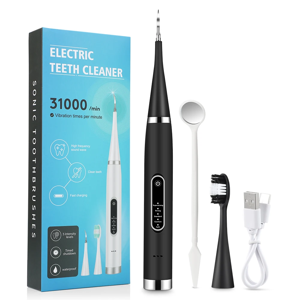 Blanqueador Dental Eléctrico Elimina Sarro y Manchas de Café Cepillo Sónico de Alta Frecuencia - Imagen 11