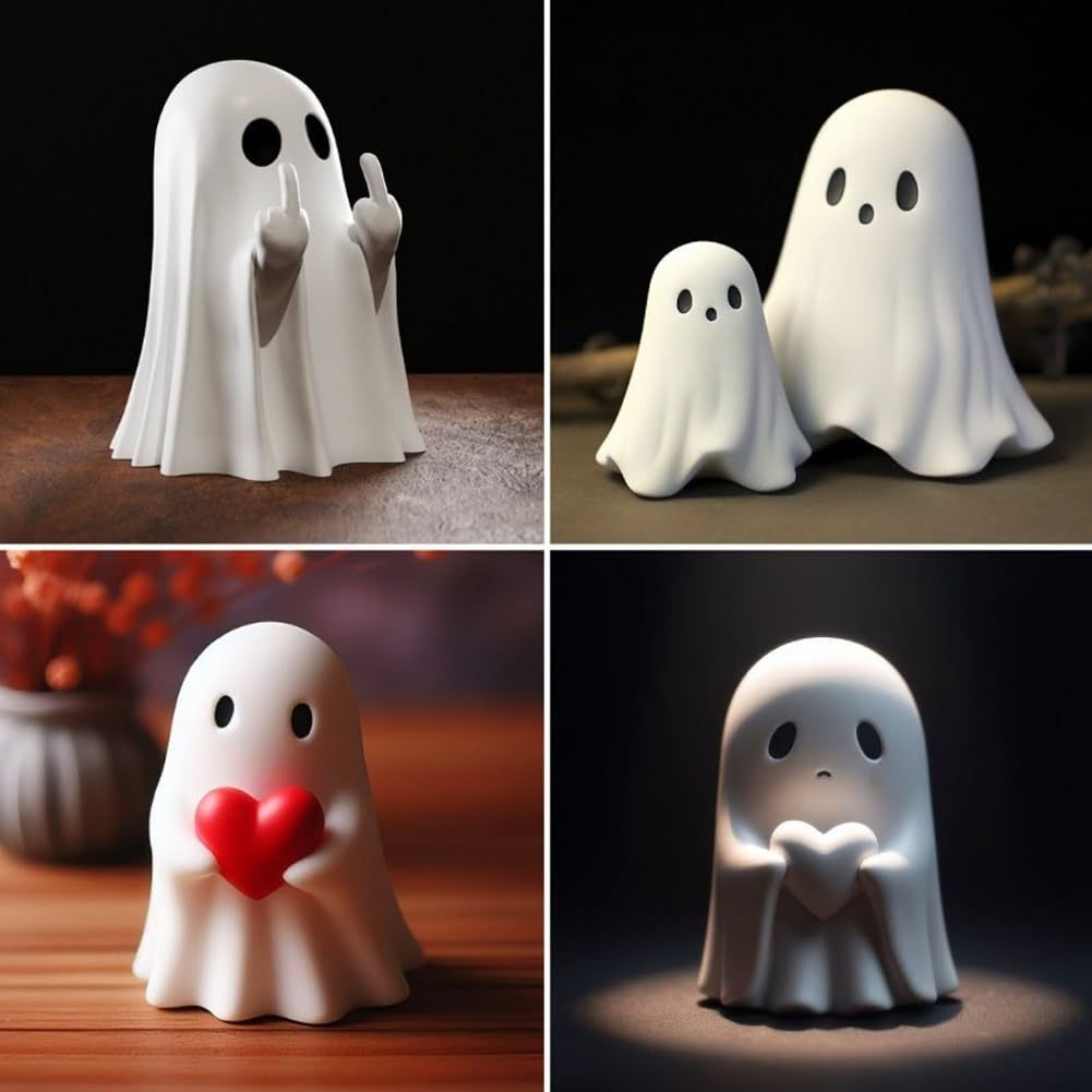 Figuras decorativas de fantasmas para Halloween - Imagen 3