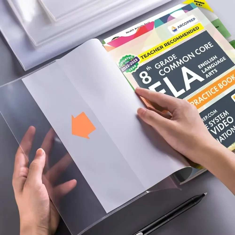 Pack de 10 forros transparentes para proteger libros y cuadernos - Imagen 3