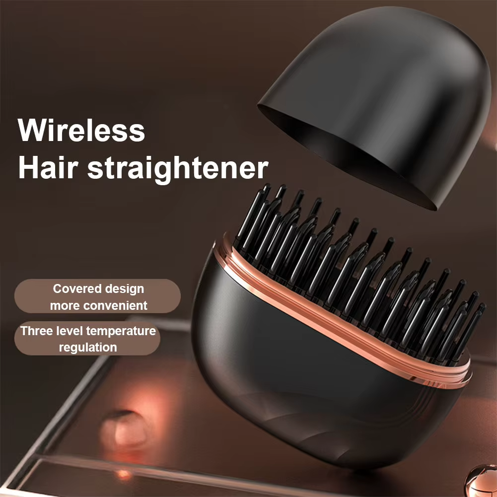Mini Peine Alisador de Cabello Inalámbrico Recargable Portátil Multifunción Cuidado del Cabello - Imagen 2