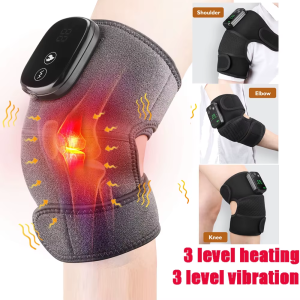 Hombrera Térmica Eléctrica con Pantalla LED Masaje por Vibración Soporte para Articulaciones y Relajación Muscular