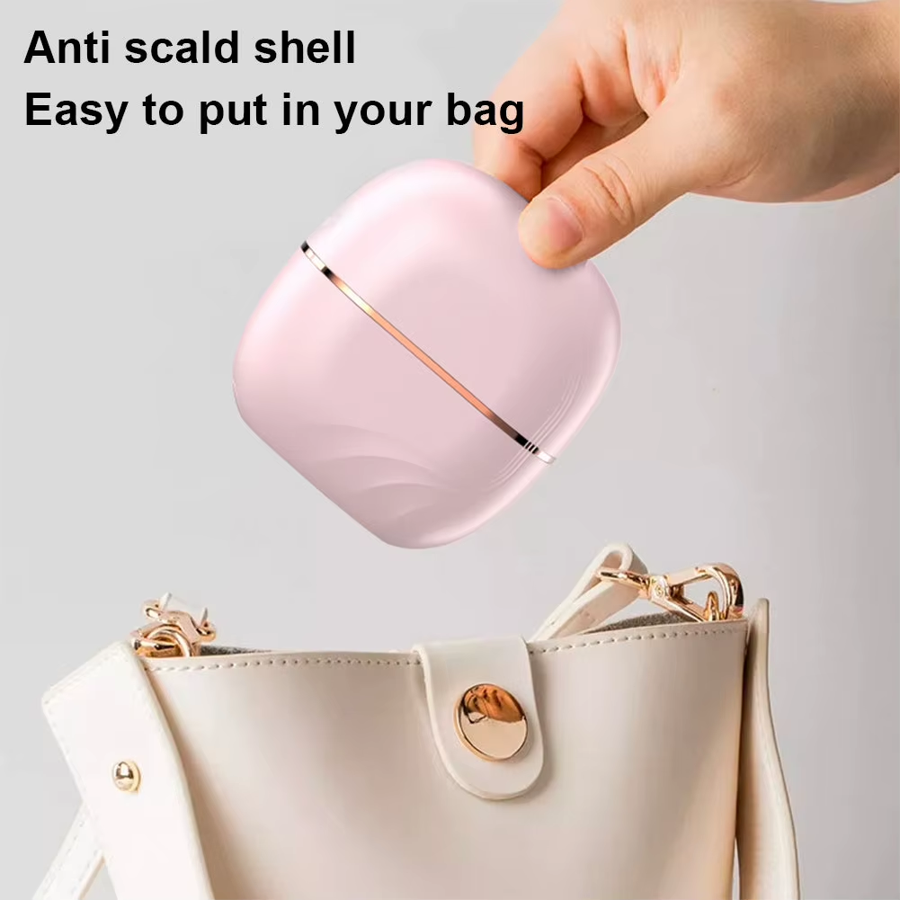 Mini Peine Alisador de Cabello Inalámbrico Recargable Portátil Multifunción Cuidado del Cabello - Imagen 4