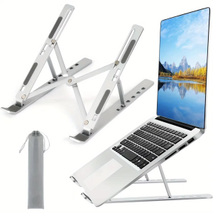 Soporte ajustable de aluminio para portátil de 8 a 16 pulgadas