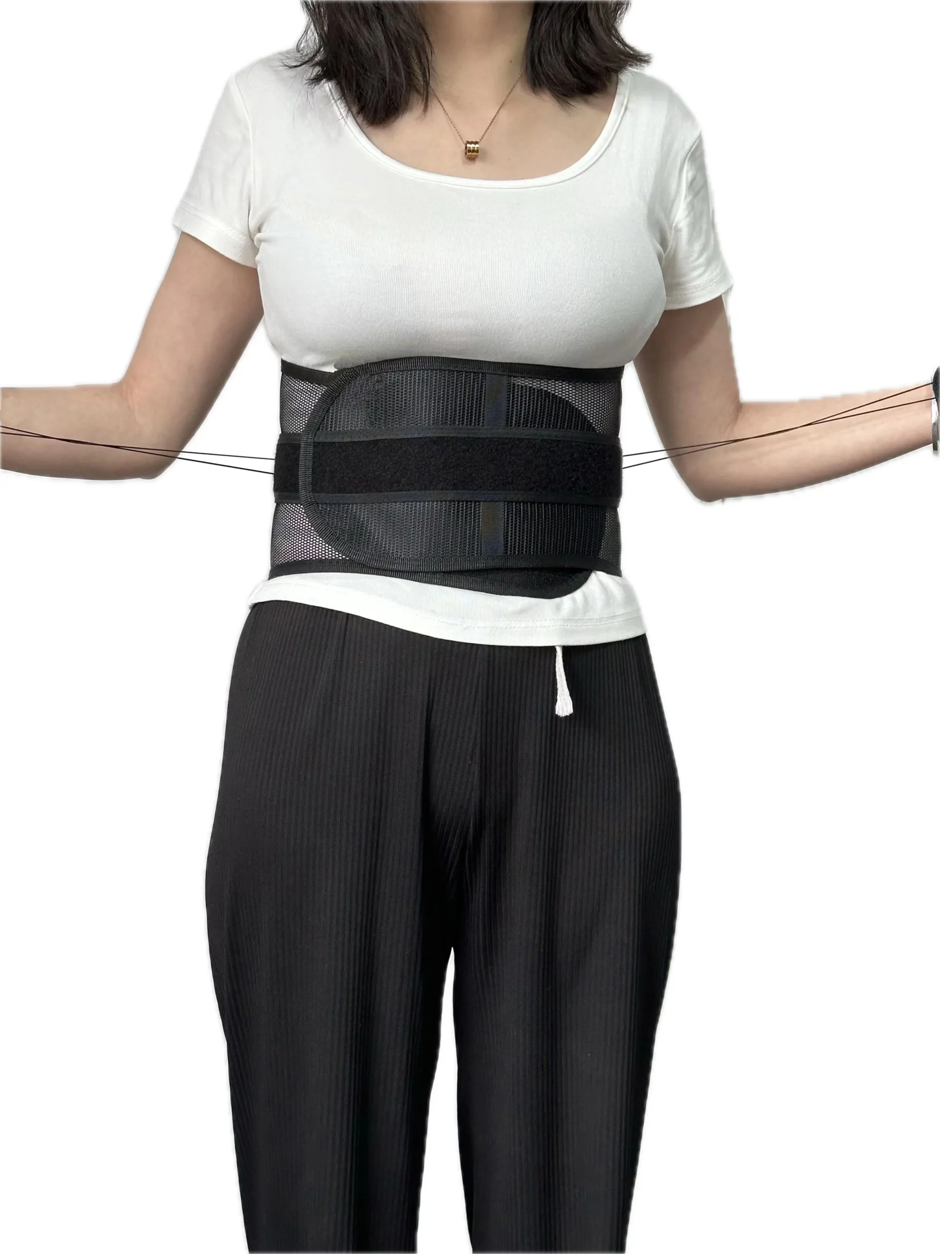 Soporte Lumbar de Compresión Faja Transpirable de Malla para Protección de la Espalda Hombre y Mujer - Imagen 3