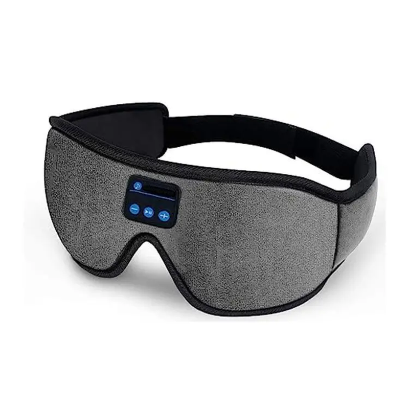 Antifaz para Dormir con Auriculares Bluetooth 3D Altavoz HD Integrado para Escuchar Música