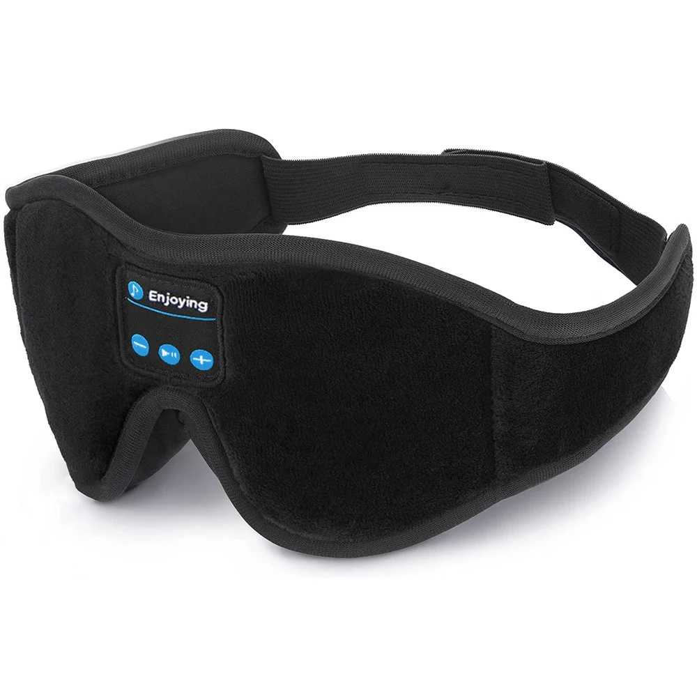 Antifaz para Dormir con Auriculares Bluetooth 3D Altavoz HD Integrado para Escuchar Música - Imagen 8