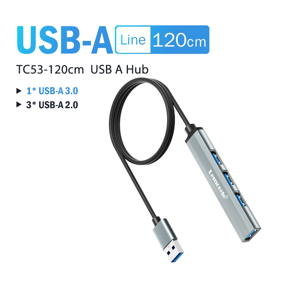Concentrador USB 3.0 de 4 puertos con conexión USB-C o USB-A - Imagen 11