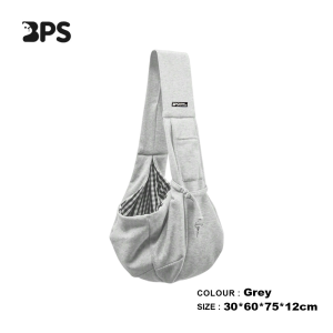 Transportín bandolera de algodón para perros y gatos pequeños