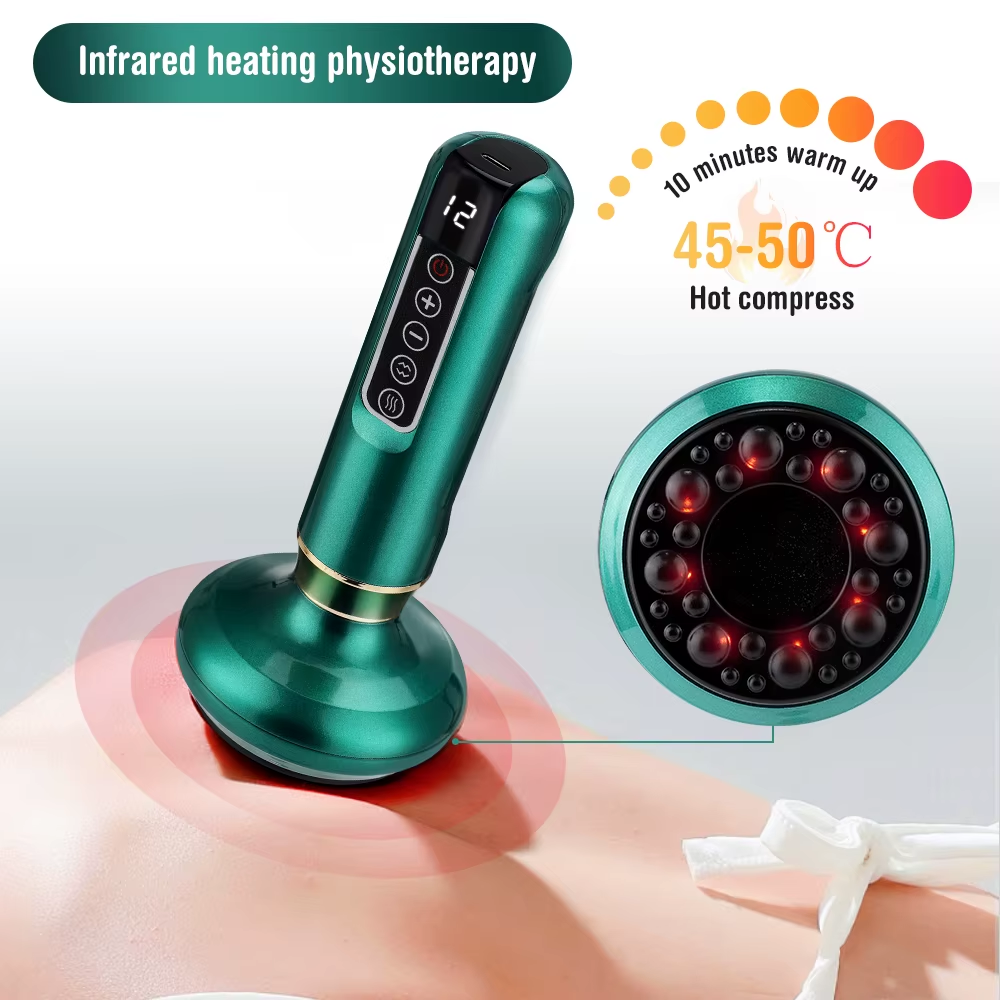 Dispositivo Inteligente de Ventosas por Succión Anticelulítico 6/12 Niveles con Calor Masaje Corporal - Imagen 4