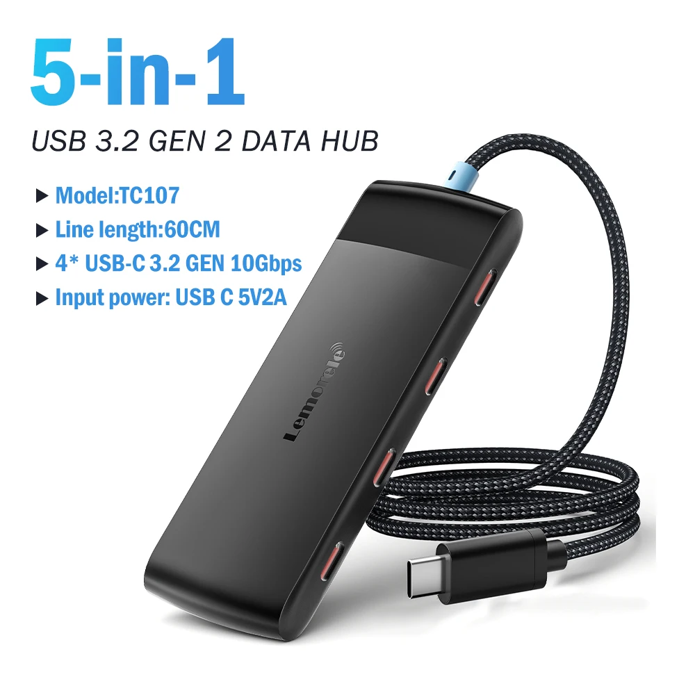 Concentrador USB 3.0 de 4 puertos con conexión USB-C o USB-A - Imagen 18