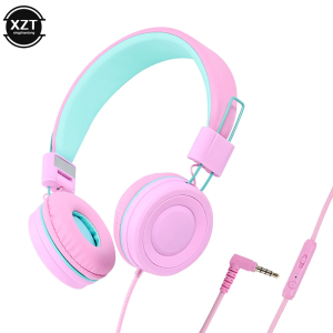 Auriculares infantiles con cable de 3,5 mm para estudio y viaje