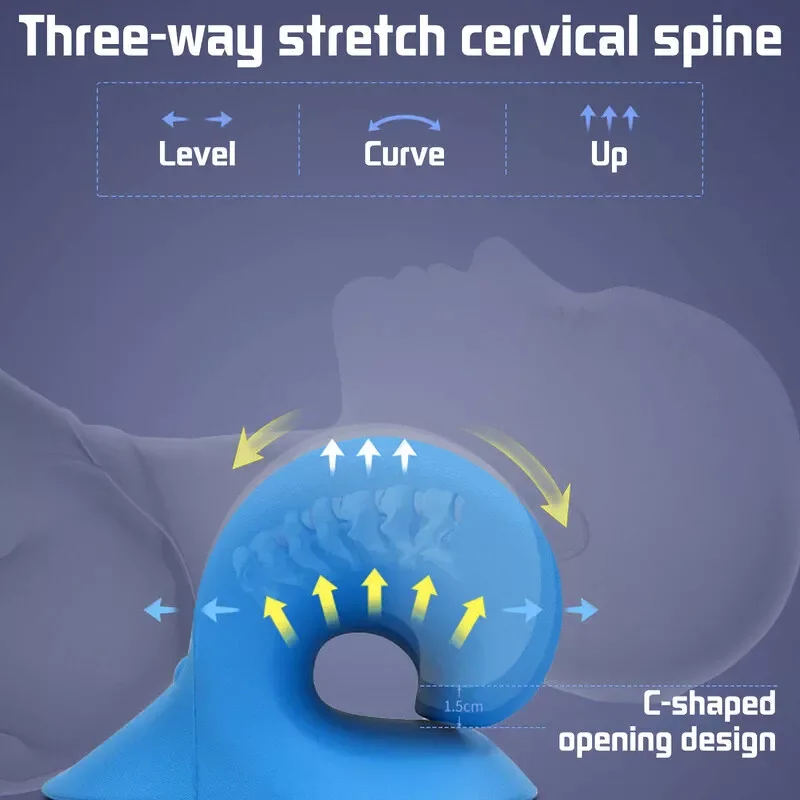 Almohada de tracción cervical para cuello y hombros - Imagen 6