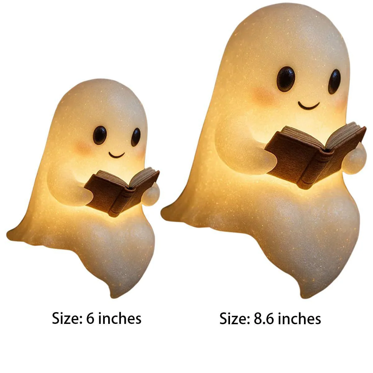 Lámpara LED fantasma con luz cálida para Halloween - Imagen 4